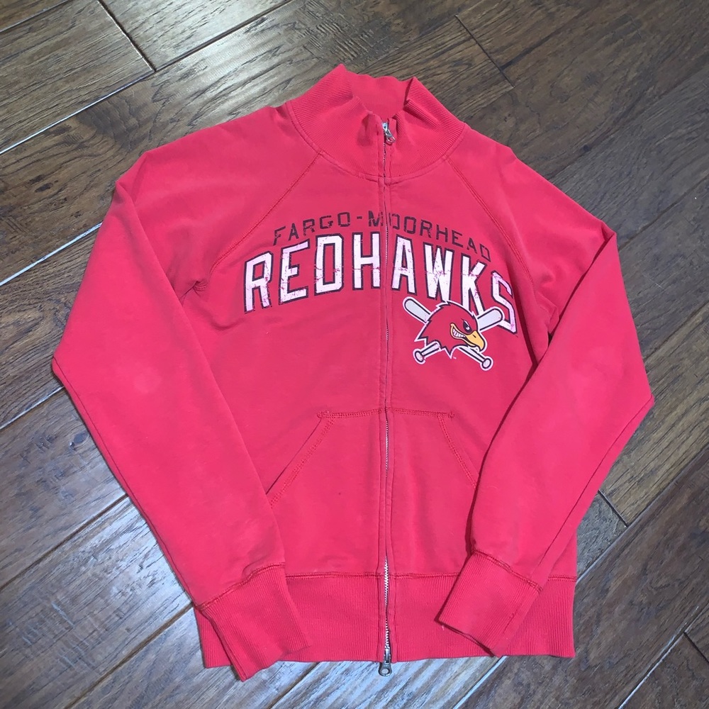 FM RedHawks zip up jacket